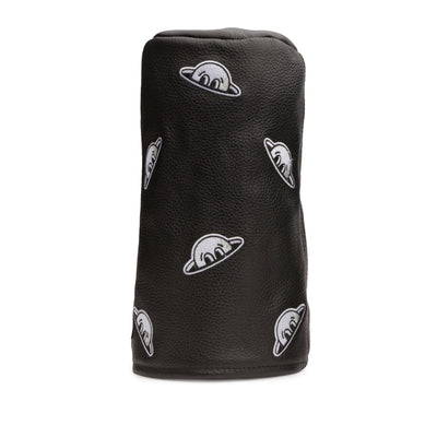 'Dancing BobRad' Barrel Headcover - Driver - Black Leather