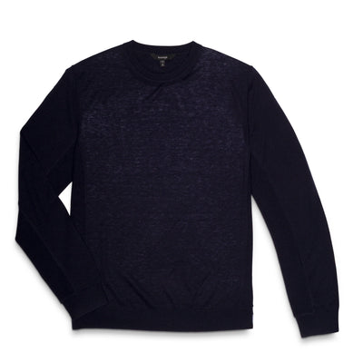 RADMerino Cashmere Blend Sweater Crew - Dark Navy