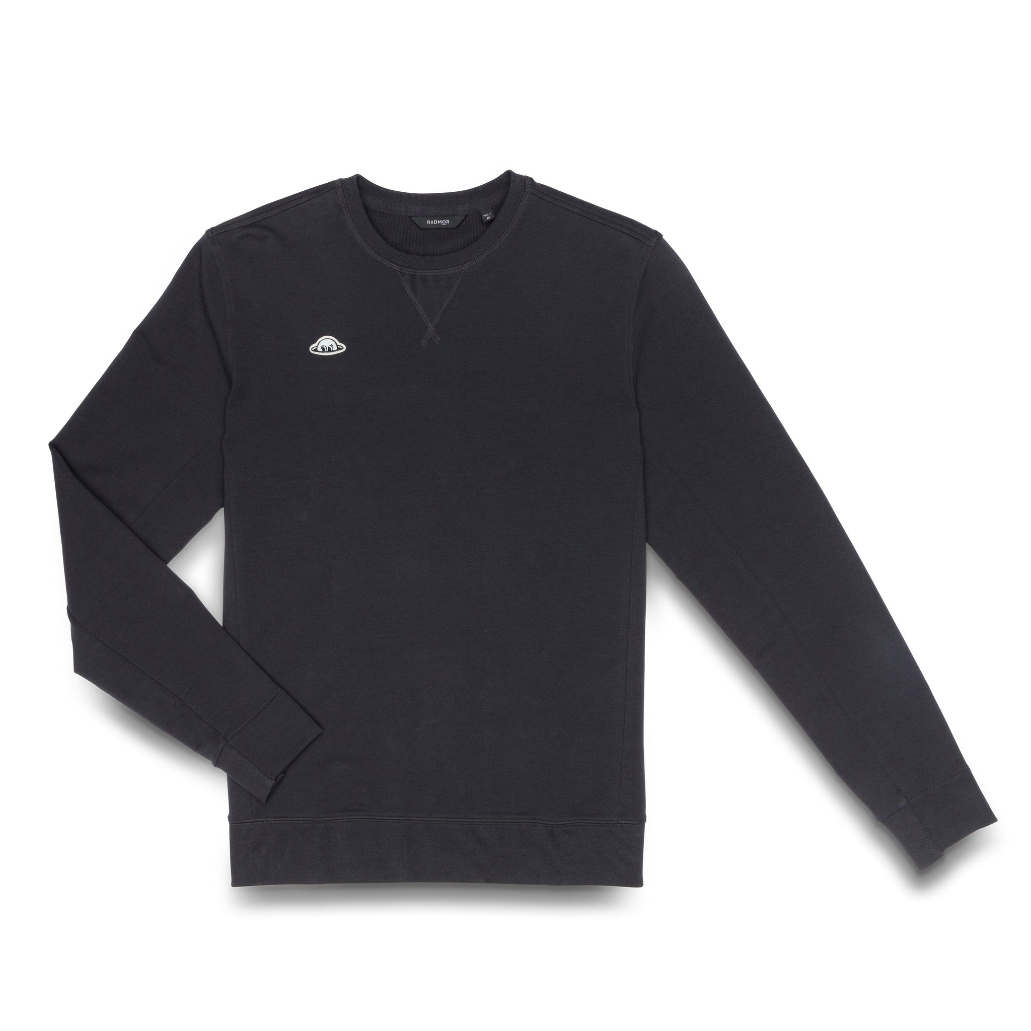 ブリーフィング MS BIG LOGO CREWNECK KNIT Our Legacy - Knitted Roundneck Black Surfman