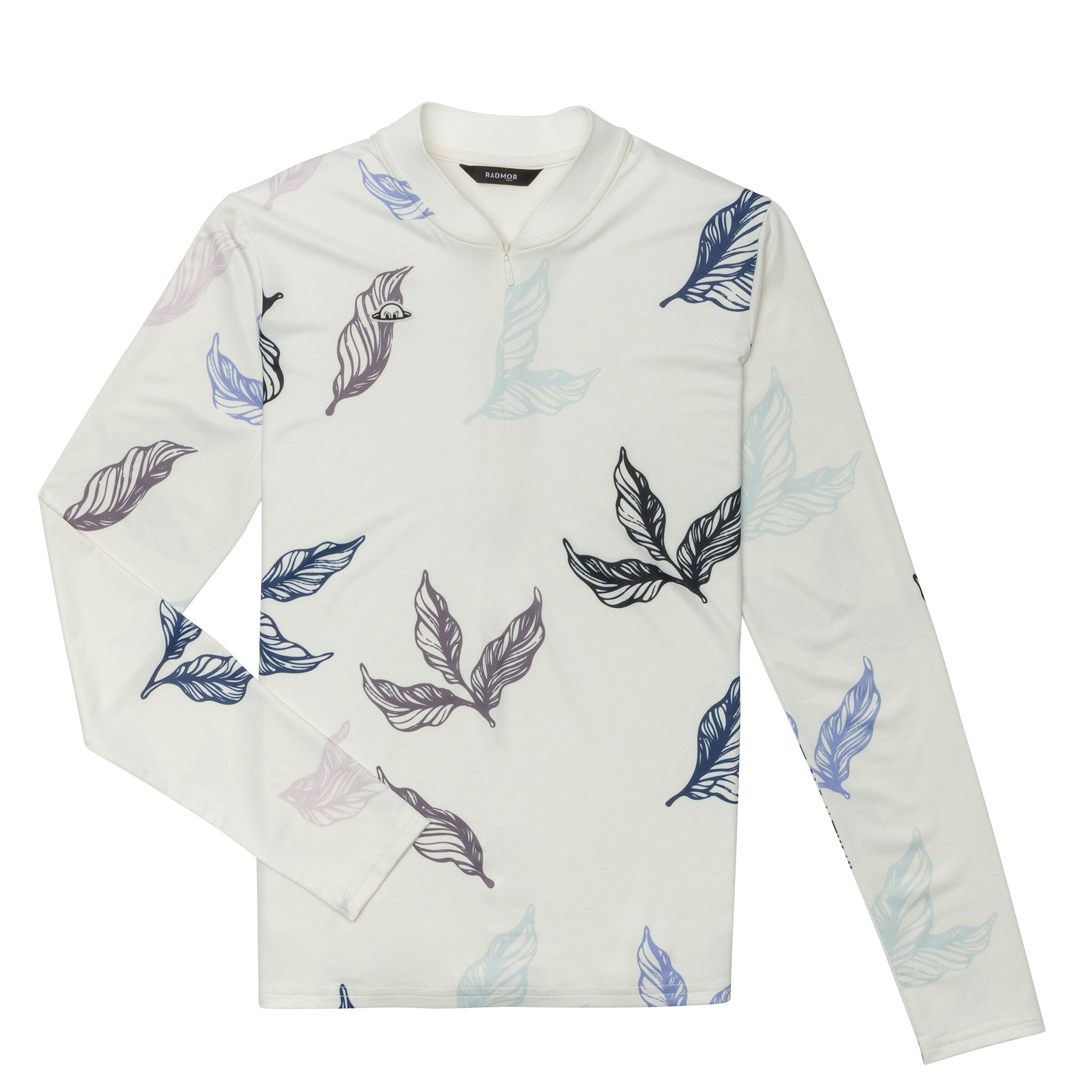 Olivia Recycled Windfall Long Sleeve - Snow White/Wisteria