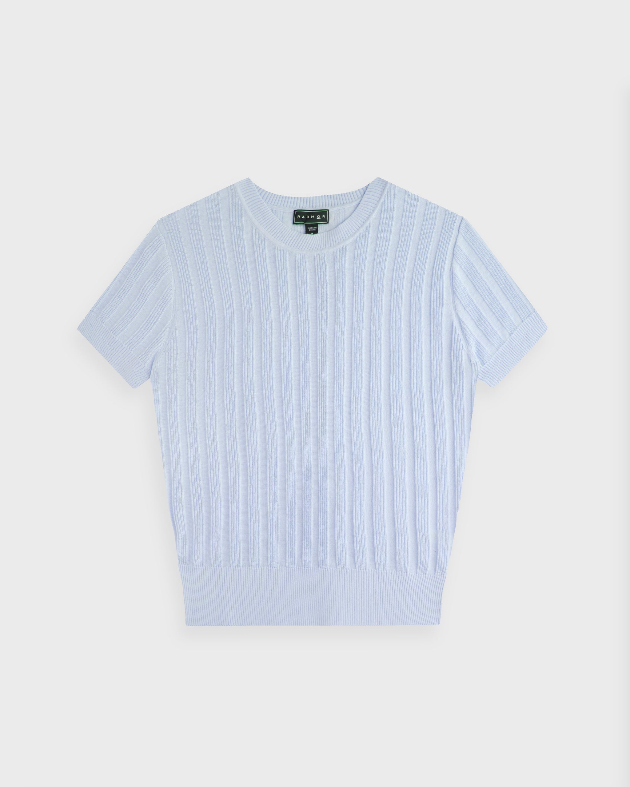 Sylvie Recycled Rib Knit Tee – RADMOR